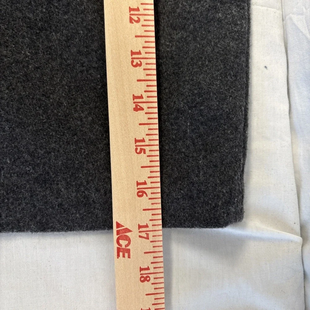 Old Navy Vintage Mini Skirt Womens 6 Charcoal Gray Wool Blend Pockets Preppy